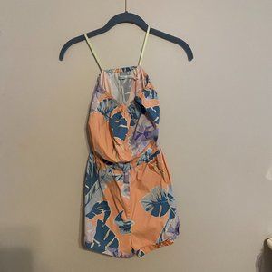 Kimchi Blue Palm Beach Romper, Size Small